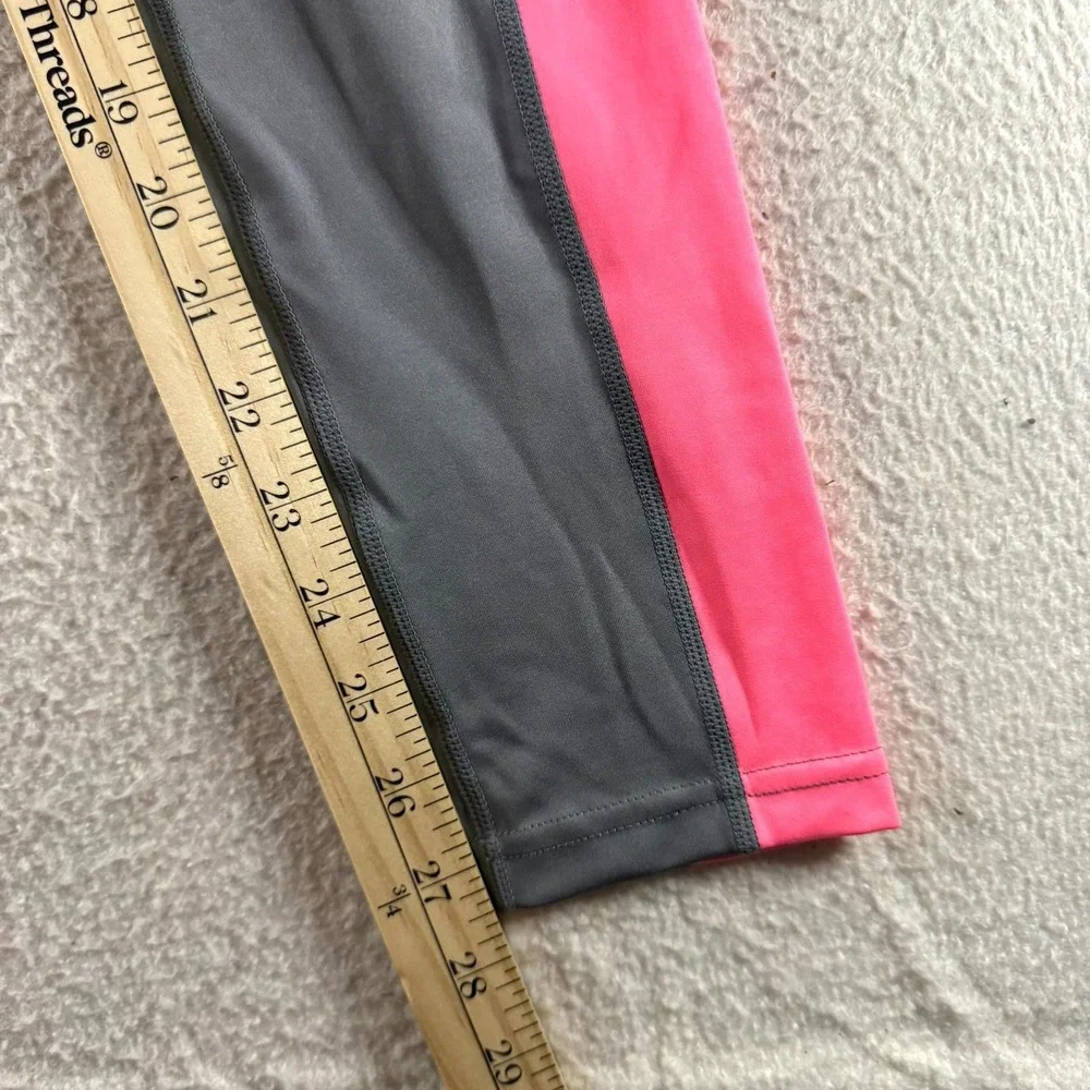 Nike‎ Leggings Girls XL Grey Pink New Dri-FIT Colorblock Tight Fit Activewear